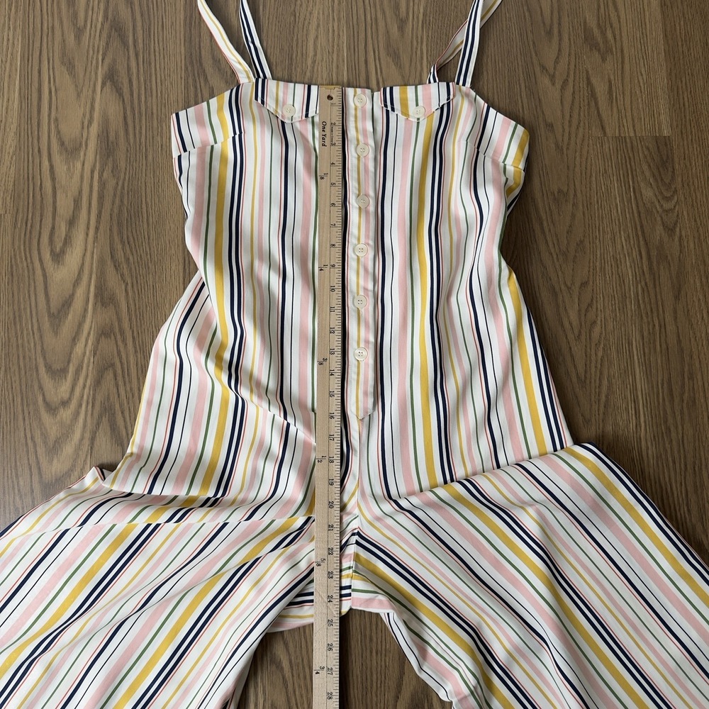 NEW Maeve Anthropologie Jumpsuit Womens S Multi Color Wide Leg Whimsical Boho - Picture 13 of 16